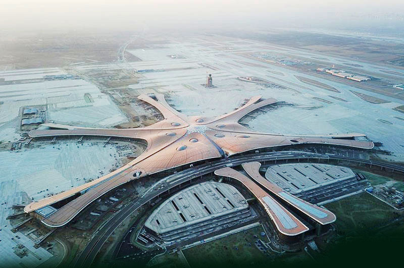 北京大兴国际机场选用康平风幕机和幕墙散热器